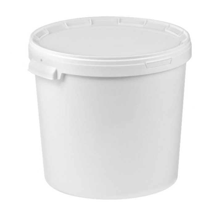 Kibiras plastikinis su dangčiu ir išleidimo sklende  33L