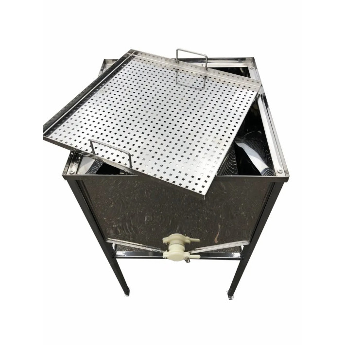 Atakiavimo stalas su apatinėmis grotelėmis nerūdijančio plieno 50 cm 