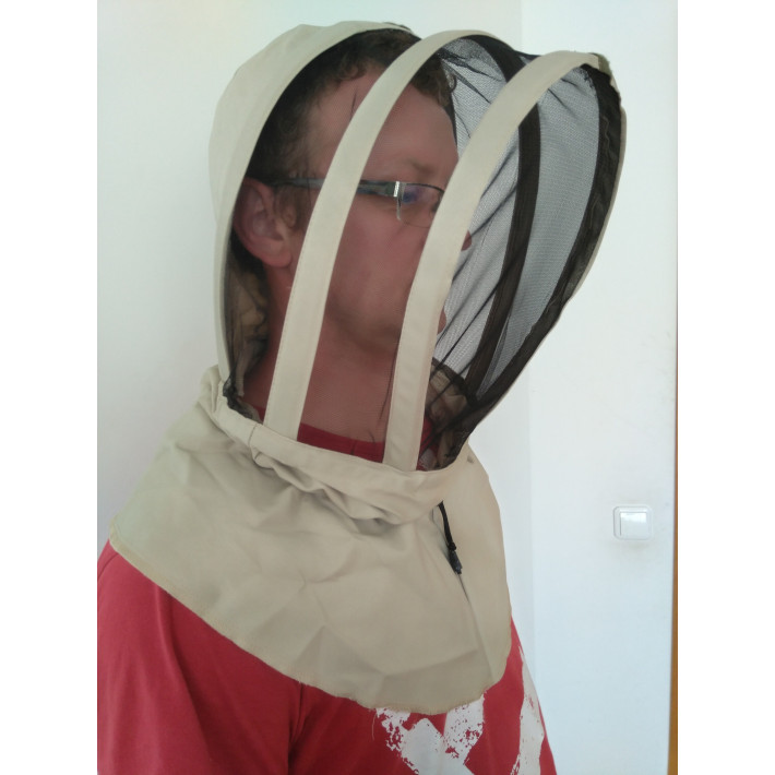 Kepurė bitininkui medvilninė skafandro formos