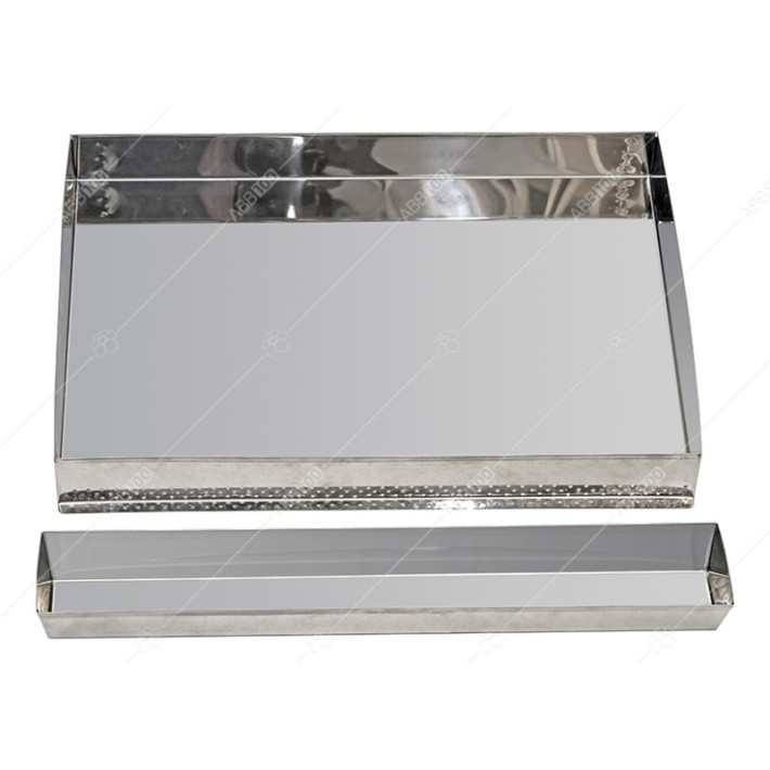 Saulės vaško lydytuvo indėklas  1 lizdiniam rėmėliui , nerūdijančio plieno