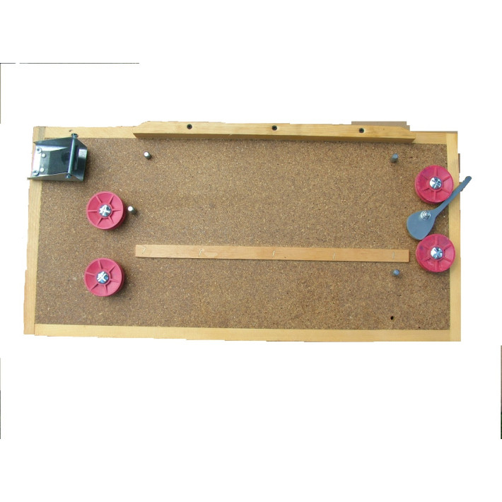 Lenta rėmelių įvielinimui su ekscentrine rankena