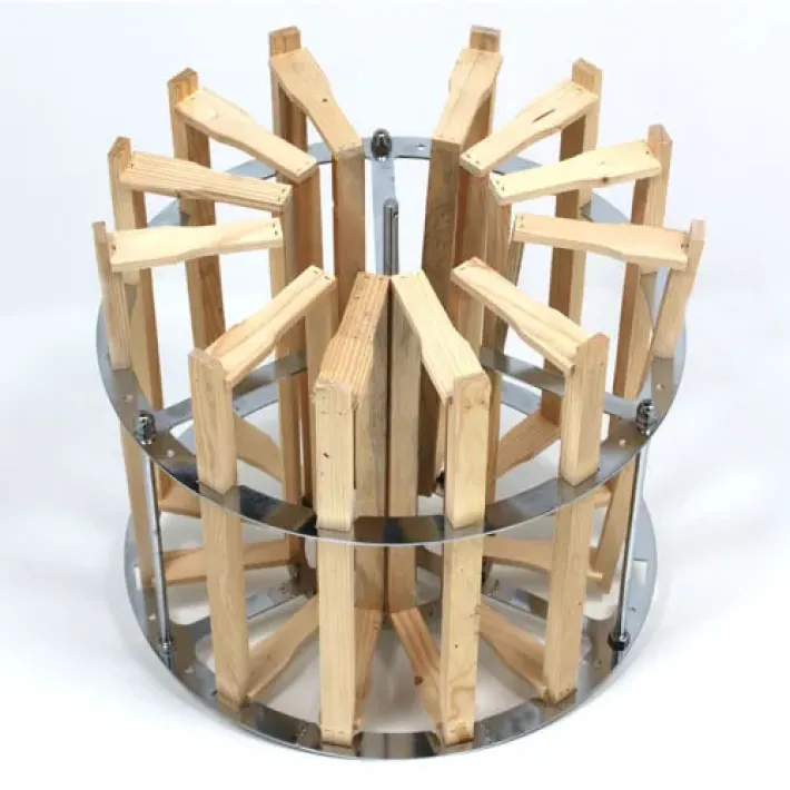 Radialinis 3/12 rėmelių kombinuotas medsukis, rankinis, nerūdijančio plieno