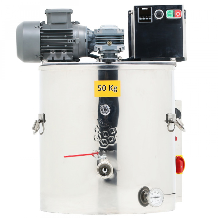 Kreminio medaus maišytuvas dekristalizatorius 50 kg su pašildymu