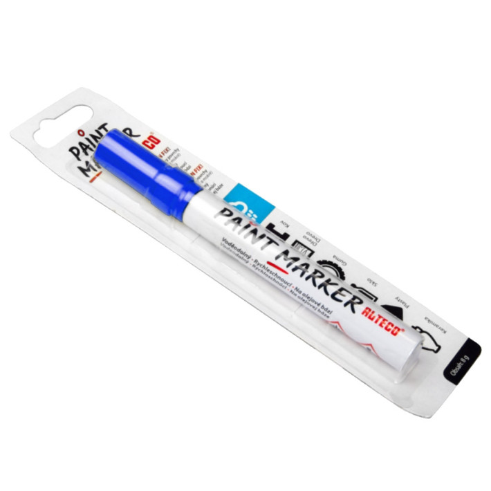 Motinėlių žymėjimo rašiklis aliejiniu pagrindu, mėlynas