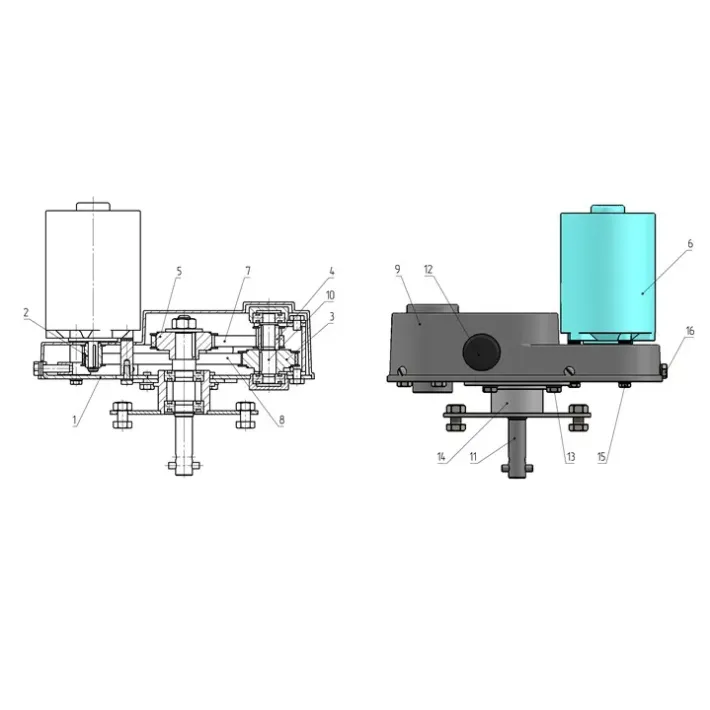 Medsukio variklis su valdymo pultu diržinė pavara ir maitinimo bloku