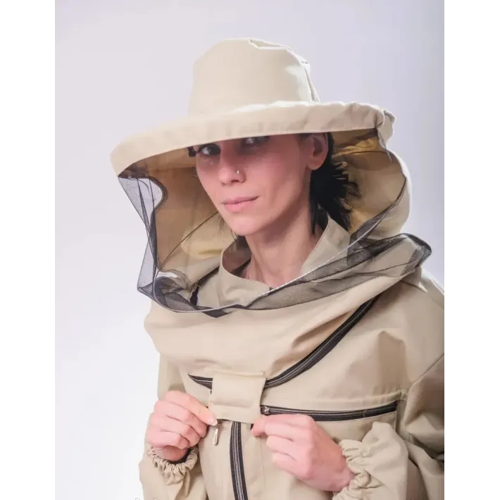 Striukė bitininkui medvilninė su užtrauktukais, 46 dydis