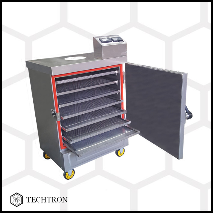 Žiedadulkių džiovintuvas su skaitmeniniais temperatūros bei drėgmės reguliavimais 6 stalčiai