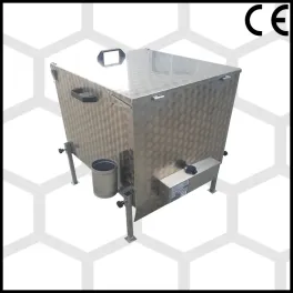 Steam wax melter square with burner