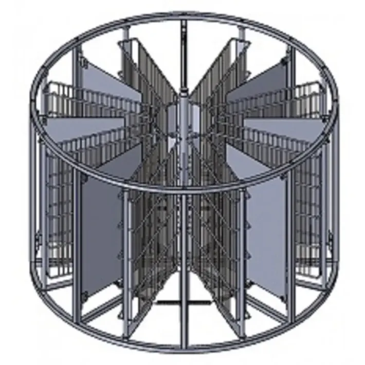 Automatic 8-Frame Semi-Reversible Dadant Honey Extractor, Belt Drive, Ø900 mm