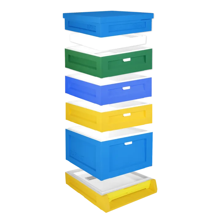 Avilys polistireninis  10R  1 lizdinis  3 meduviniai korpusai BURNAT