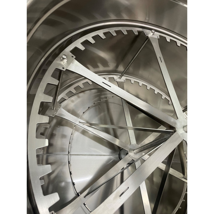 Radialinis 6/42 rėmelių universalus medsukis, automatinis, nerūdijančio plieno