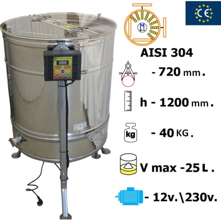 Radialinis 4/16/32 rėmelių universalus medsukis, elektrinis, nerūdijančio plieno