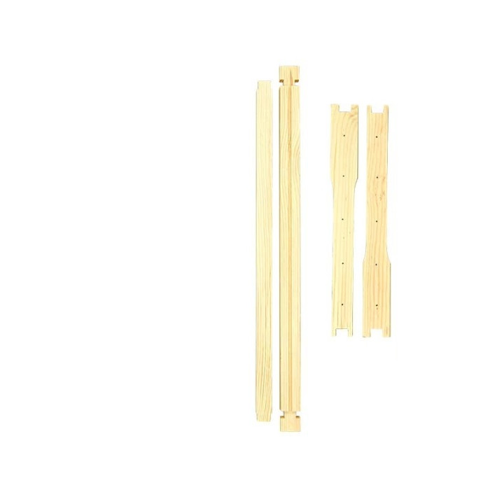 Lizdinio rėmelio ruošinys  Latviškiems aviliams suneriamas, 465 x 300 x 35  su 10 skylutčių vielai ielai ir išfrezuotu grioveliu