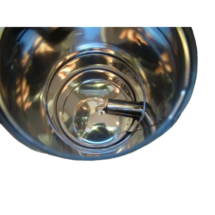 Dūminė didelė nerūdijančio plieno, odinės dumplės 