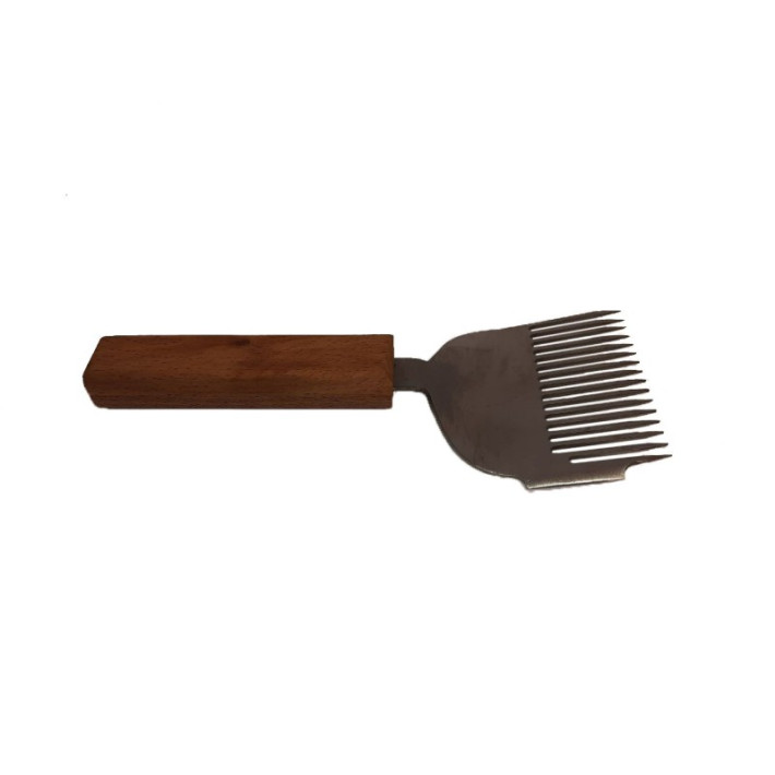 Atakiavimo šakutė su gremžtuku, nerūdijančio plieno