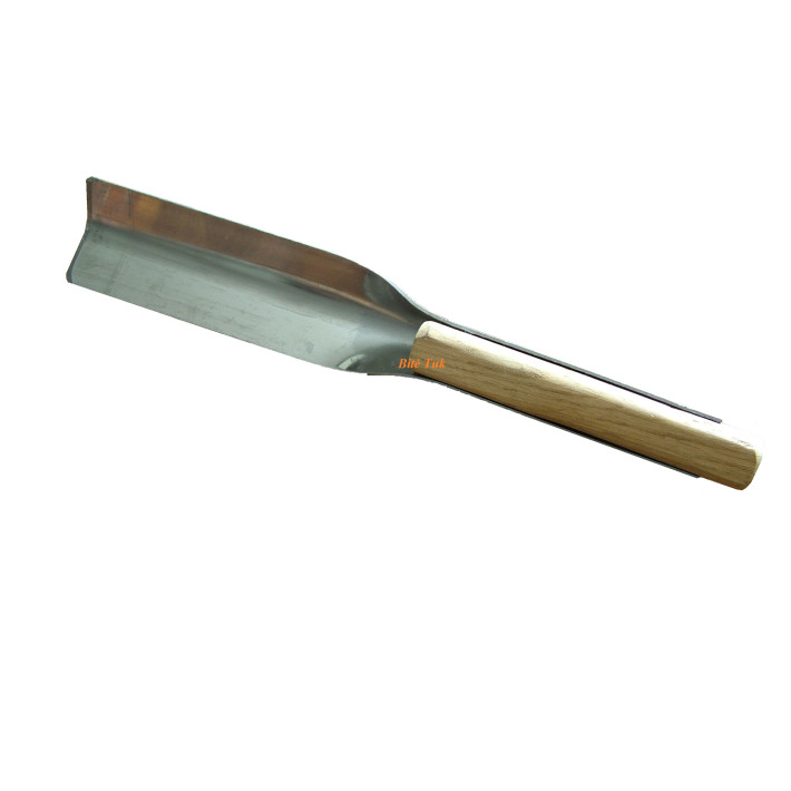 Lopetėlė medui nerūdijančio plieno trumpa rankenėle