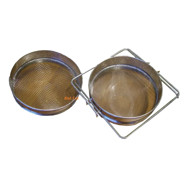 Mažas dvigubas sietas nerūdijančio plieno 150 mm