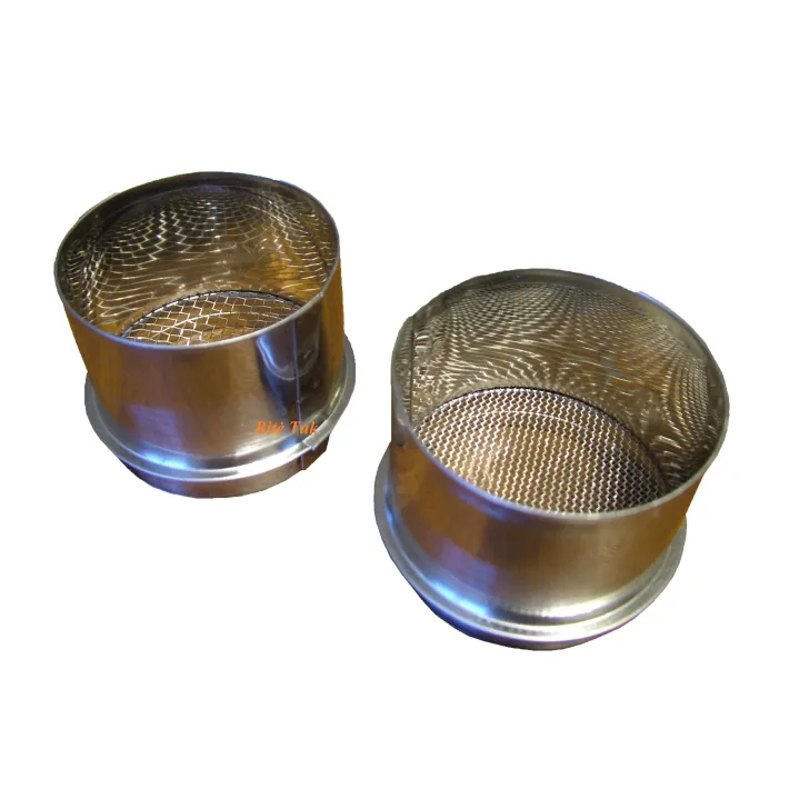 Dvigubas sietelis stiklainiui nerūdijančio plieno