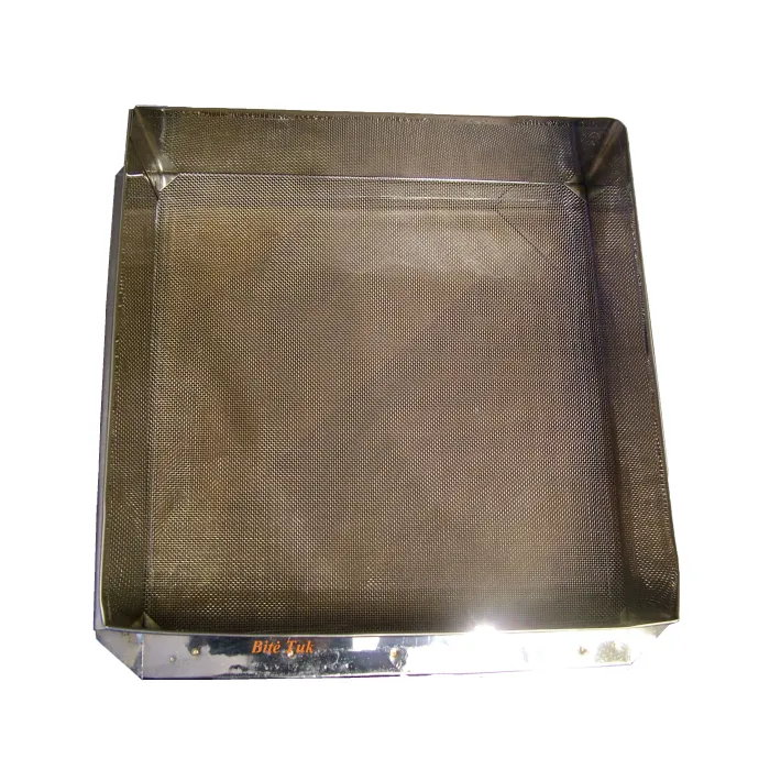 Sietas, koštuvas kvadrato formos nerūdijančio plieno