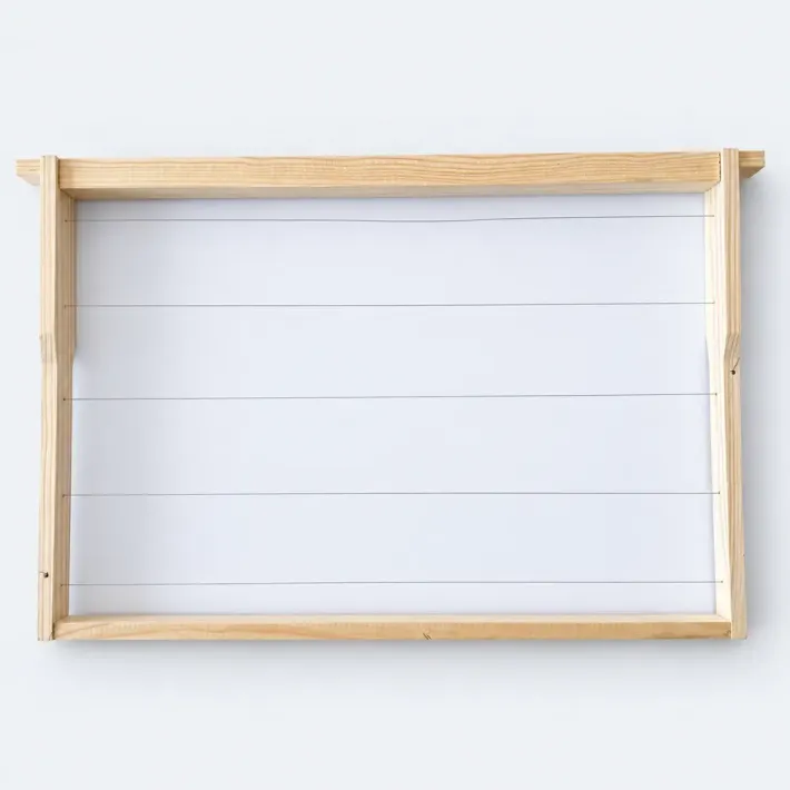  Deep brood frame 1/1 Dadant (wooden, wired with stainless wire, brass eyelets used) 470 x300 x 35