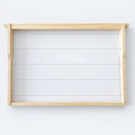  Deep brood frame 1/1 Dadant (wooden, wired with stainless wire, brass eyelets used) 470 x300 x 35