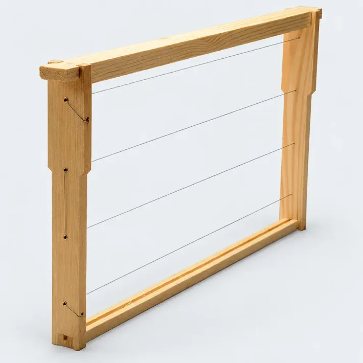 Dadant-Blatt 3/4 (Langstroth) frame (wooden, wired with stainless wire, brass eyelets used) 470 x230 x 35