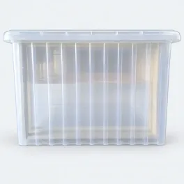Plastikinė uždaroma dėžė korių saugojimui 8/14 rėmėlių