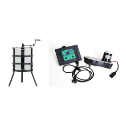 Medsukis 2in1 su elektrinio variklio komplektu (Rankinis + 100W)